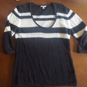 《 James Perse 》 Open Knit Sweater